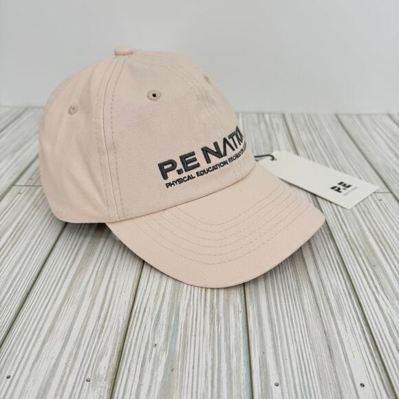 P.E Nation homage cap hat blush pink OSFA NEW